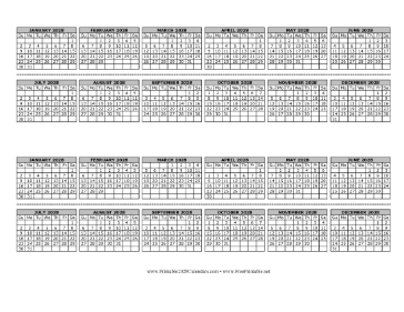 2028 Calendar Computer Monitor Calendar