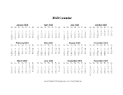 2028 Calendar One Page Horizontal Descending calendar