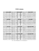 2028 Calendar One Page Vertical Monday Start calendar