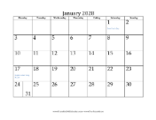 2028 Calendar with Monday Start calendar